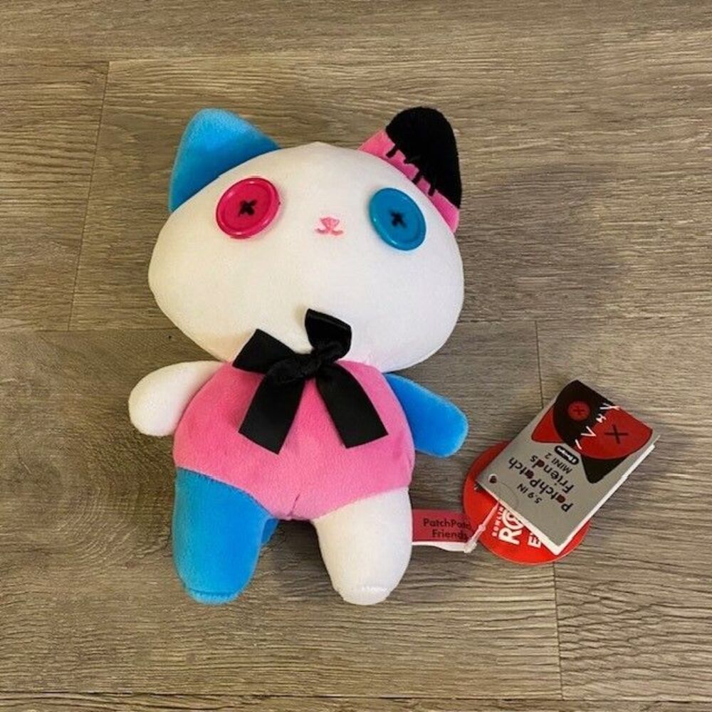 NEW Fukuya PatchPatchFriends 8" Inch CAT Plush Doll Round 1 Patch Patch Friends